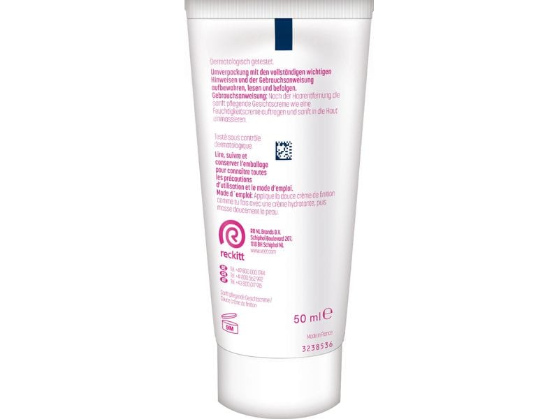 Veet Enthaarungscrème Set 2 x 50 ml Haarentfernungs-Creme Set für das Gesicht