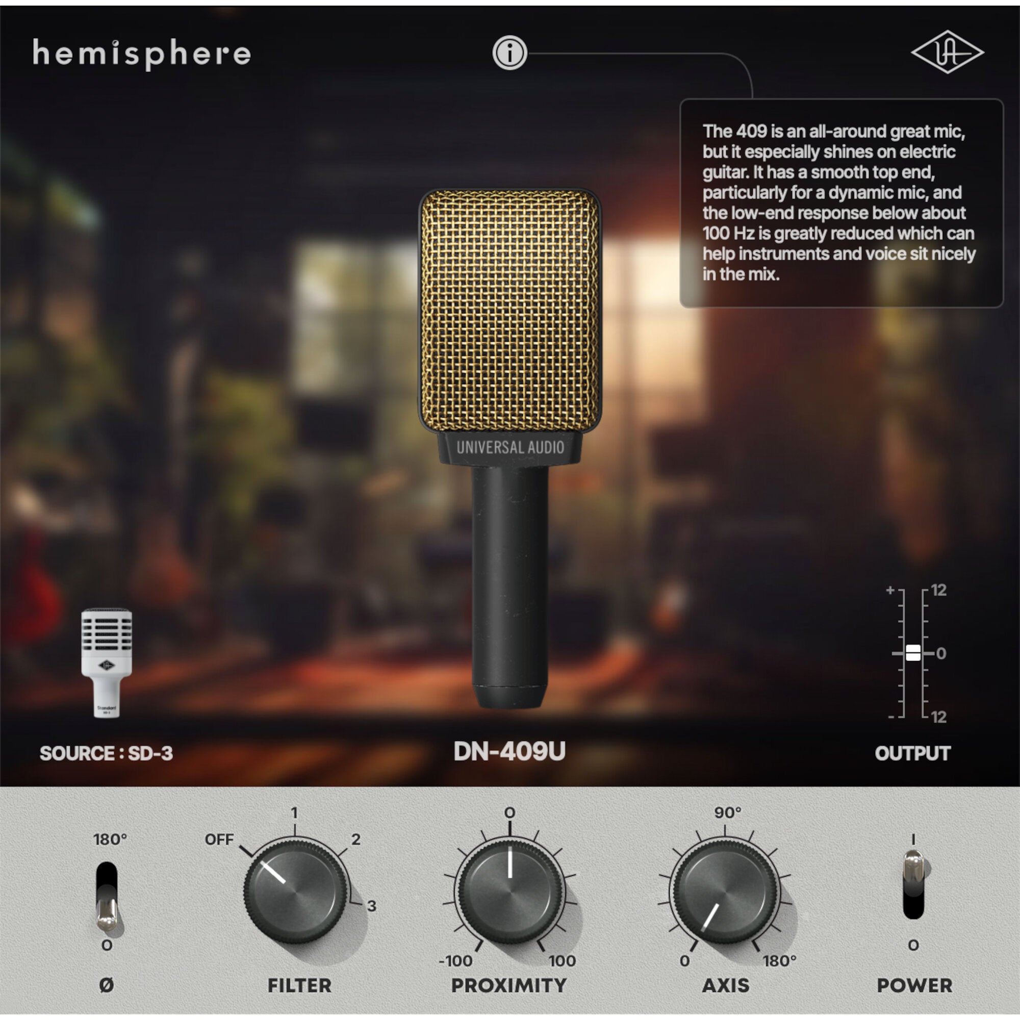 Universal Audio SD-3 dynamische instrumentmicrofoon