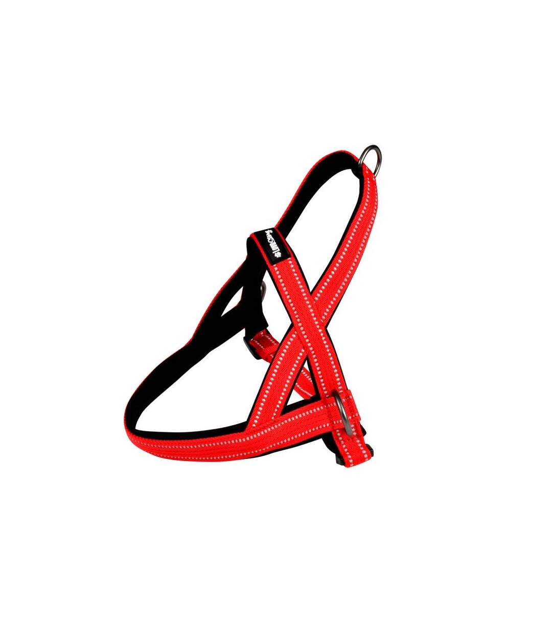 Paris Prix - Harnais Norvégien expert Réglable 65cm Rouge