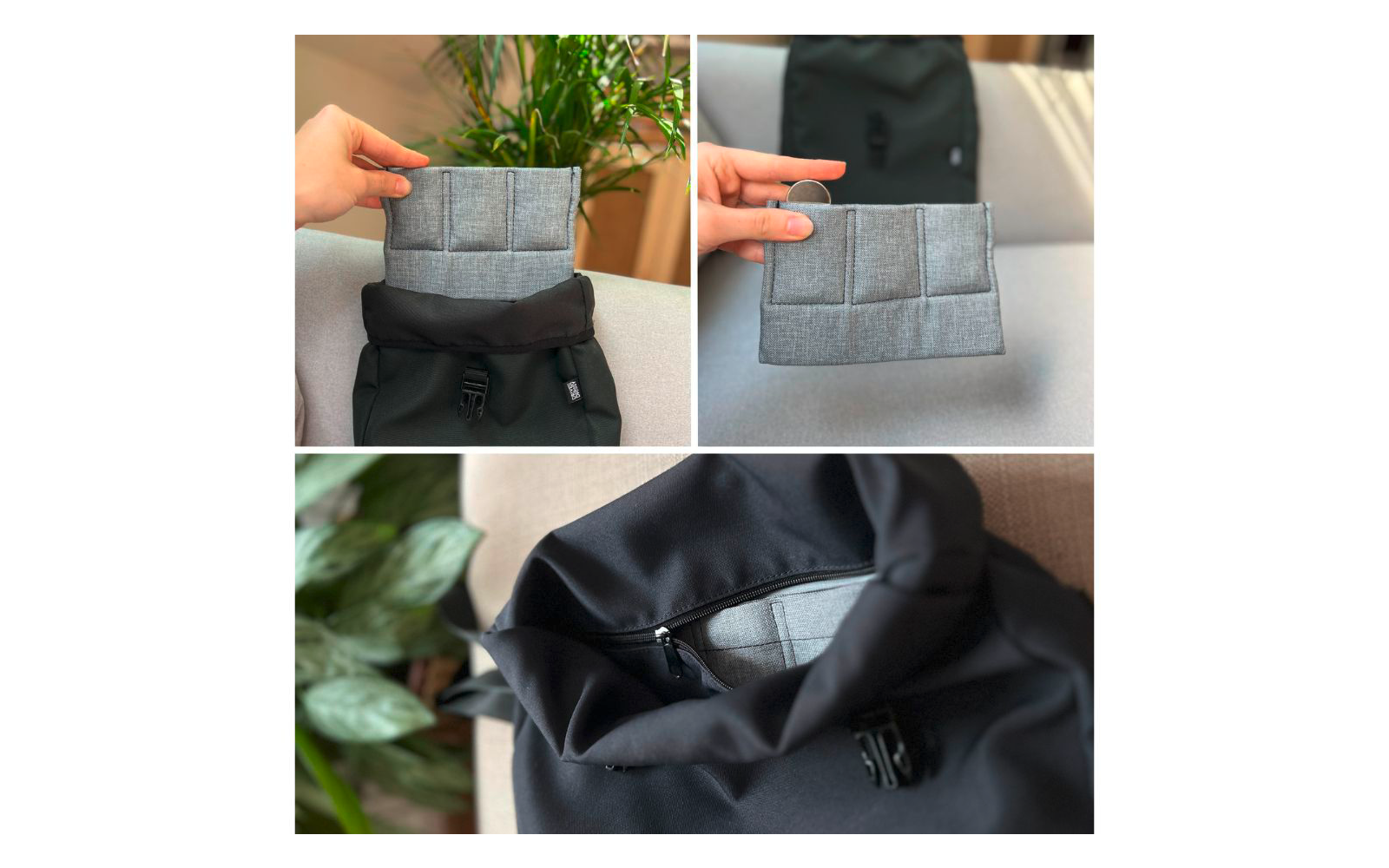 DriveDressy Magnet-Tasche/Organizer S Black Toucan