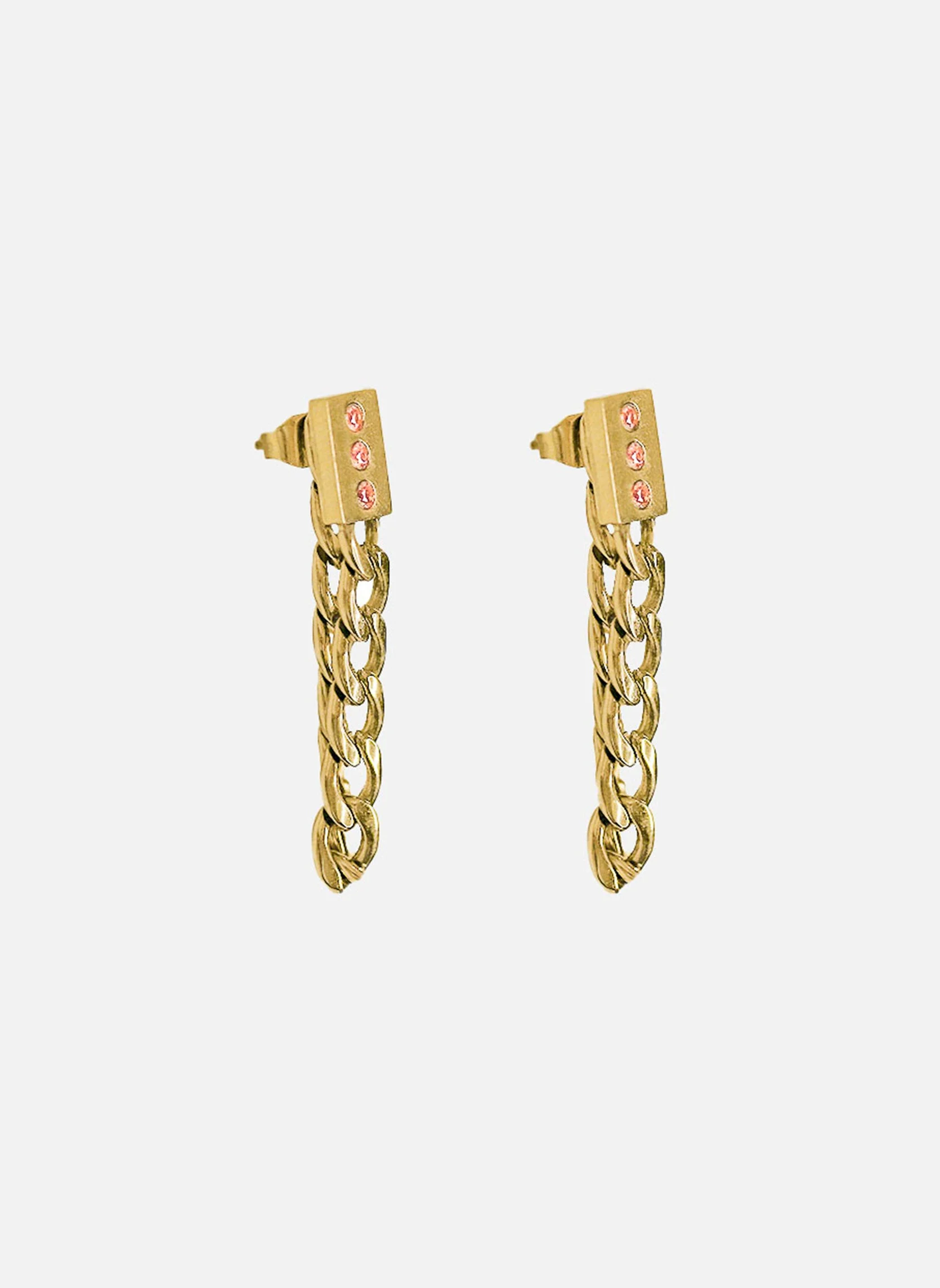 POSEIDON - Boucles d'oreilles pendantes poseidon | Rose