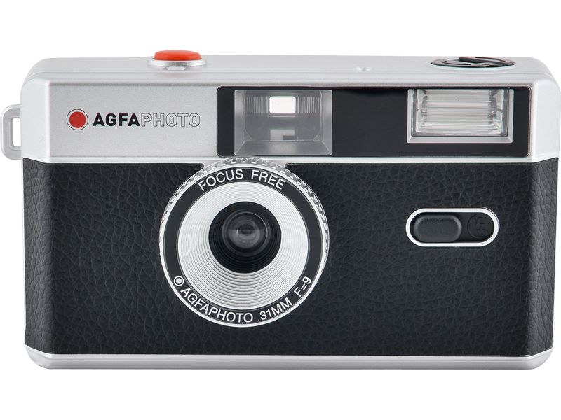 Agfa Analogkamera 35 mm - Schwarz Wiederverwendbare 35 mm Analogkamera