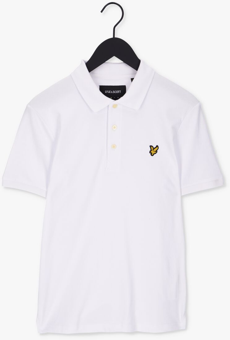 LYLE & SCOTT witte lyle & scott polo plain polo shirt