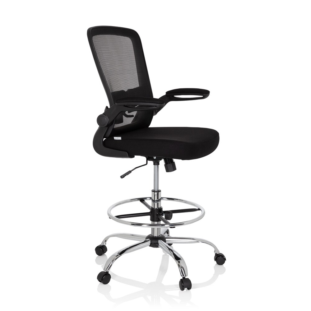 Counterstuhl VENDO WORK Stoff/Netzstoff mit Armlehnen hjh OFFICE