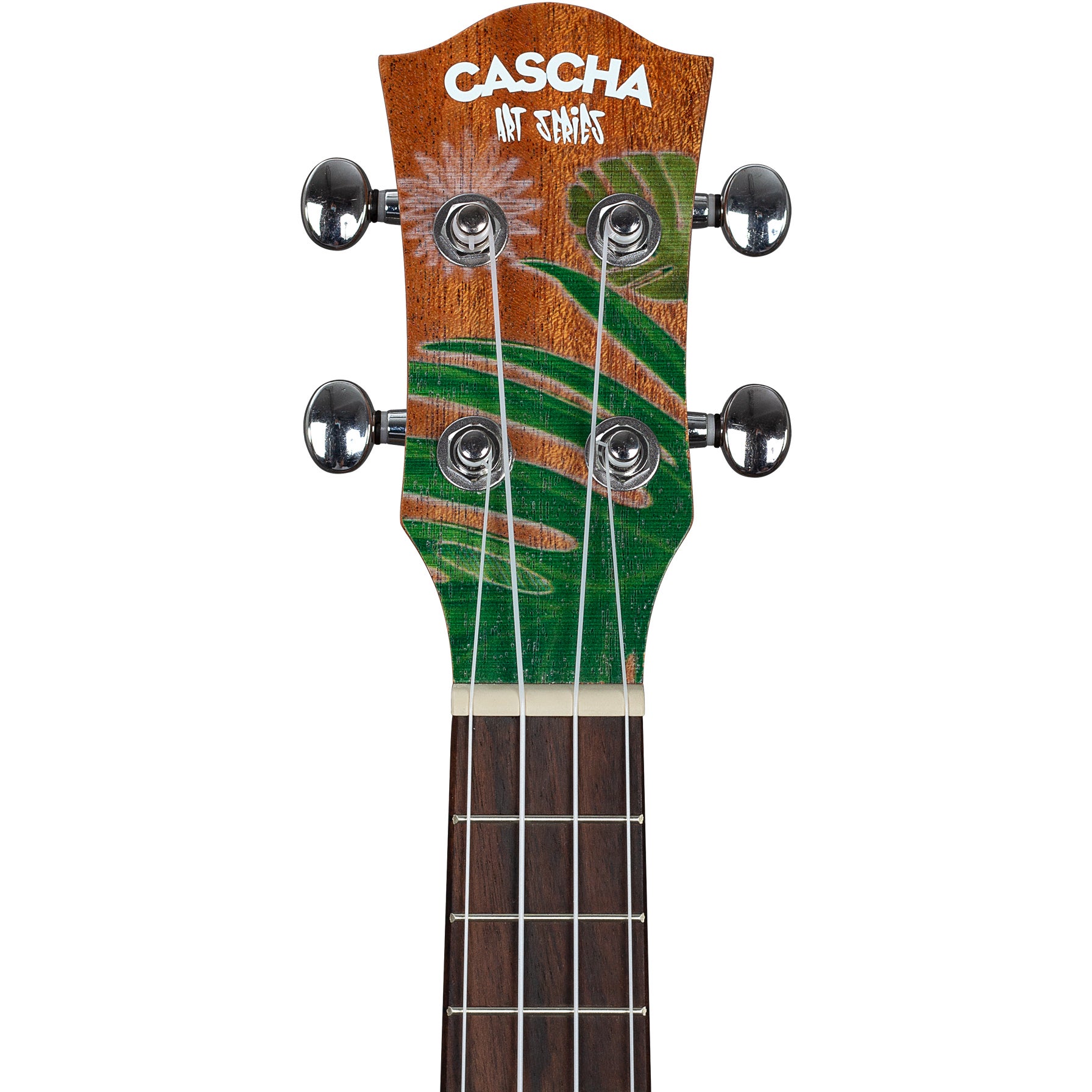 Cascha HH 2602 Sopran Art Series Leafy sopraan ukelele set