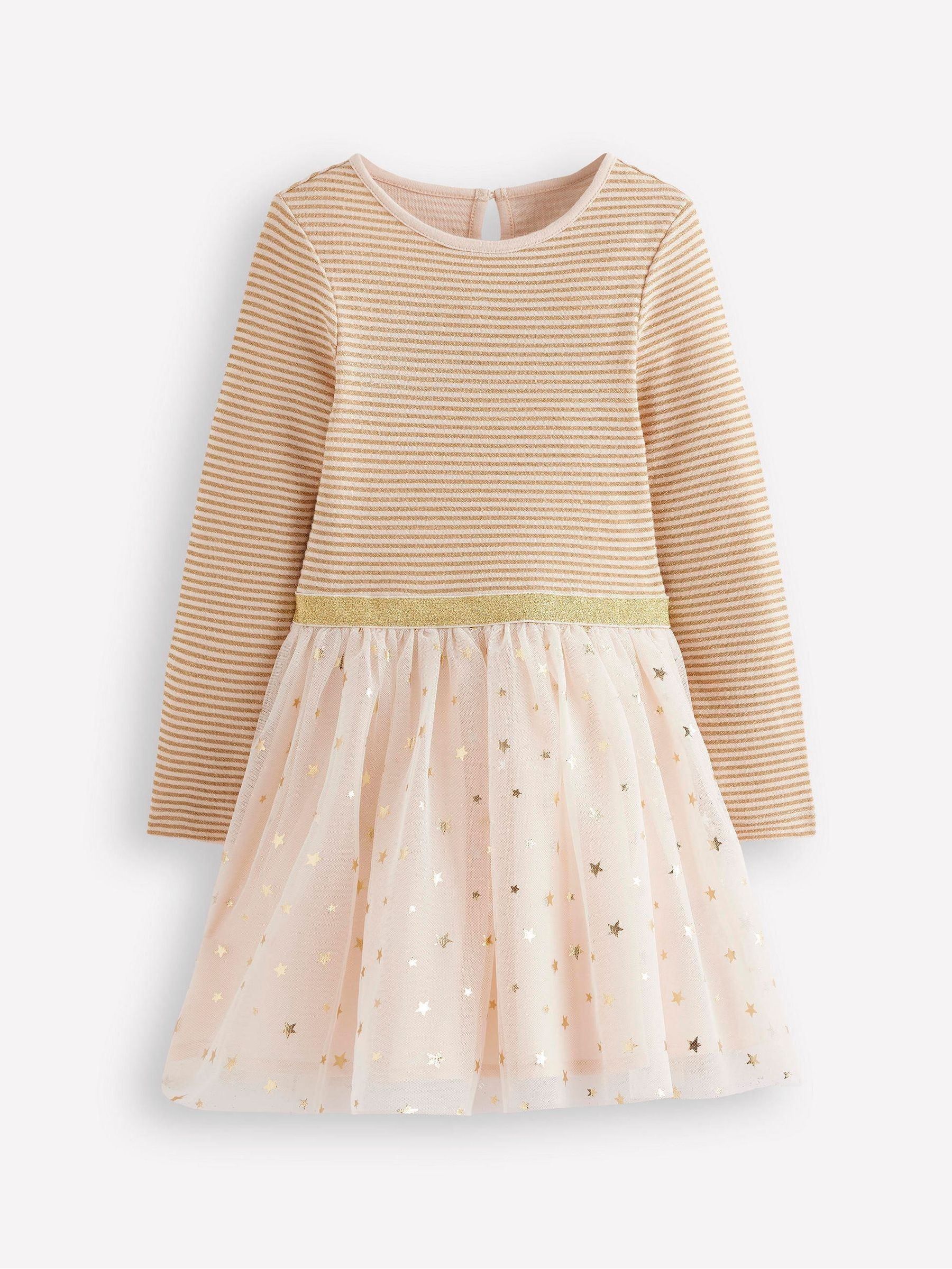 Goud - Boden Twirly Tulle Mix Dress