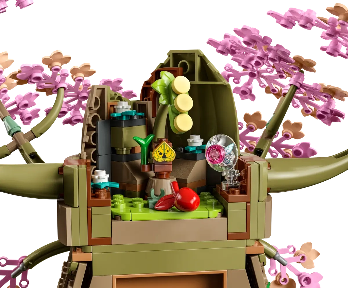 (2500-tlg. Set) The Legend of Zelda Klemmbausteine Spielzeug Building Modell Bausatz (77092) Lizenziert - Deku Baum 2in1