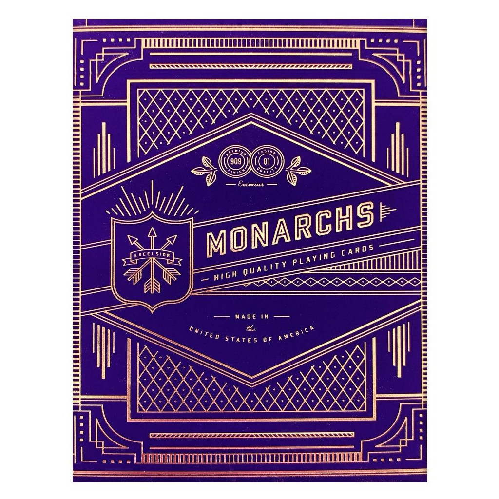 Cartes à jouer Theory11 - Monarch - Purple