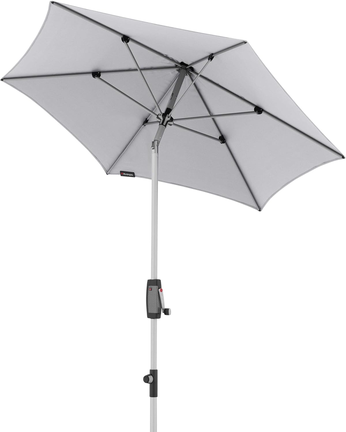 Knirps Sonnenschirm Automatic - Runder Kurbelschirm - Modernes Design - Starker UV-Schutz - 220 cm - Höhenverstellung