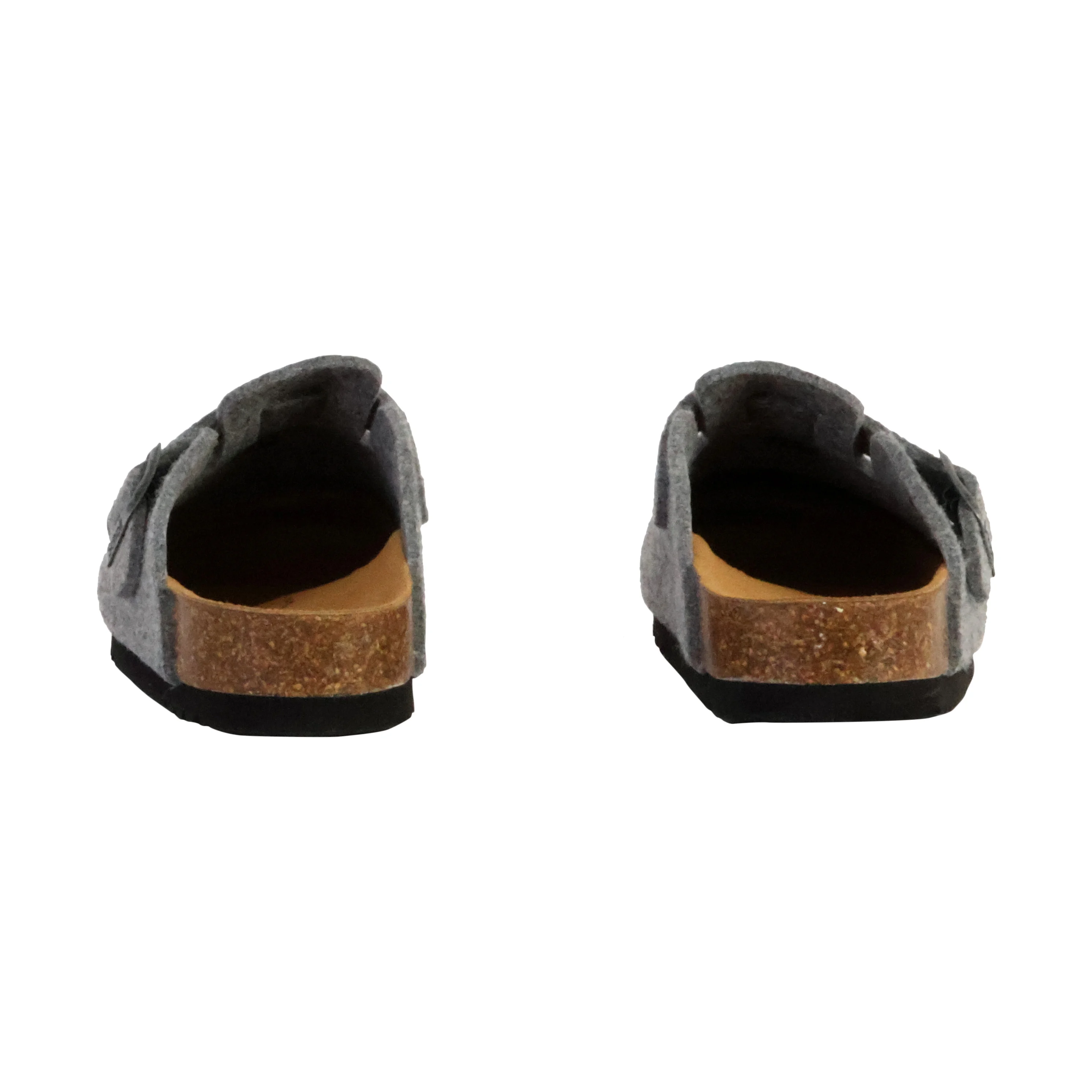Mules cuirfae | Gris