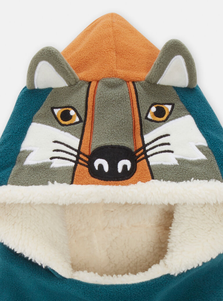 Cagoule motif loup pour garçon