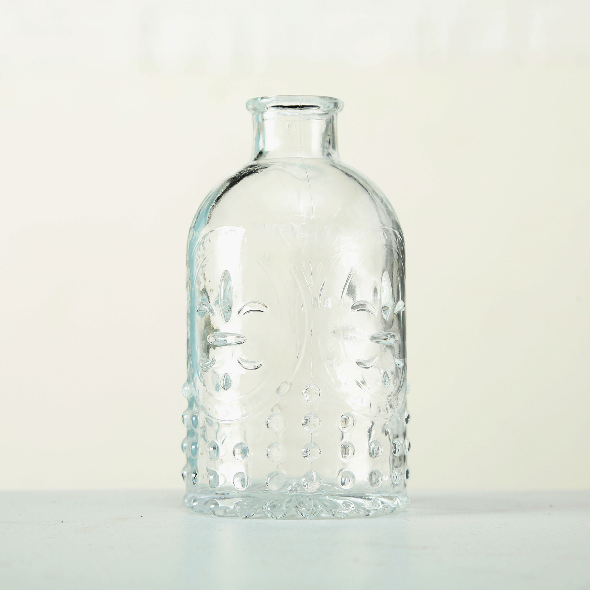 3-teiliges Set Vase - transparent - Glas