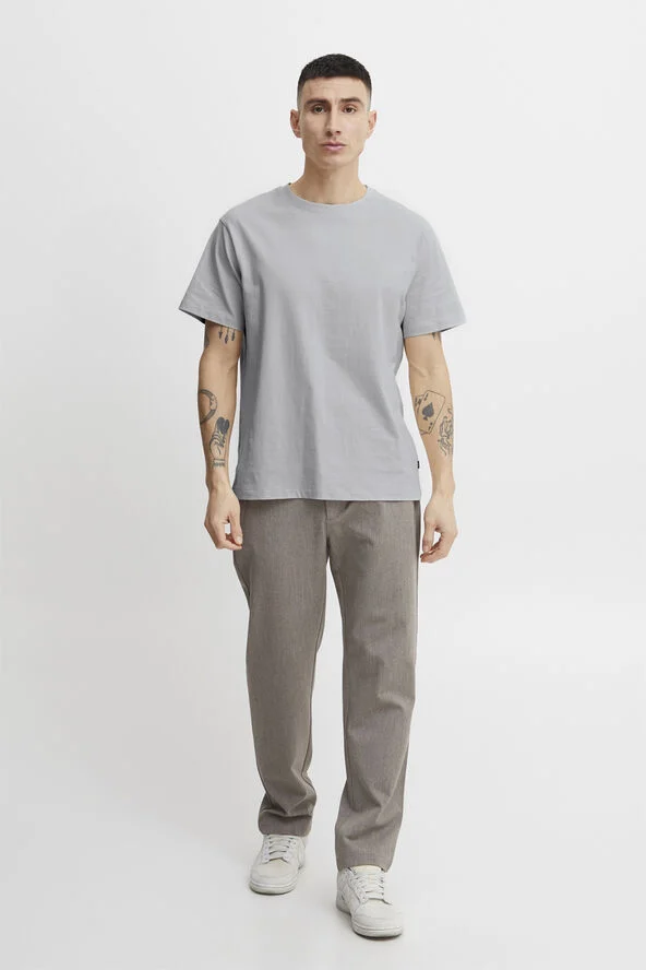!Solid SDCADEL SS Tee Light grey melange