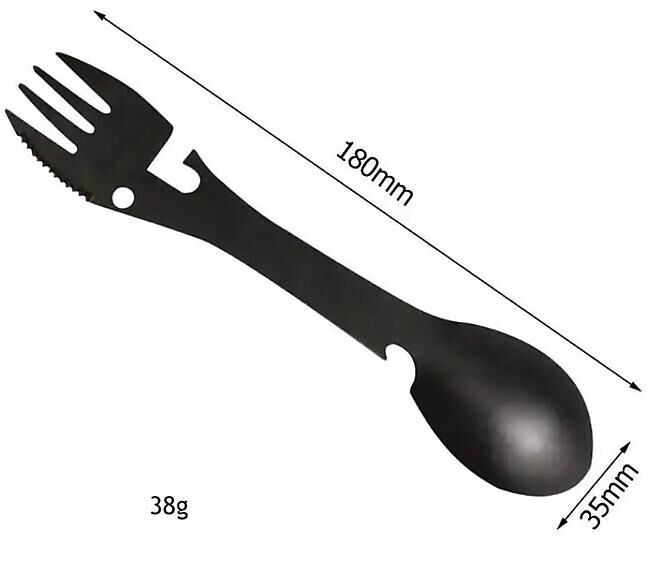 OUTDOOR AVENTURE - SPORK METAL 5 EN 1