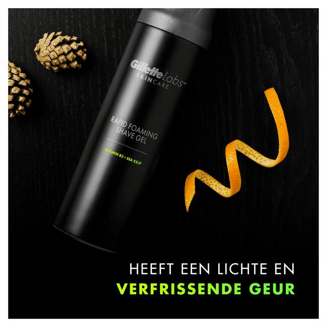 GilletteLabs Scheergel Snel Schuimend 198 ML