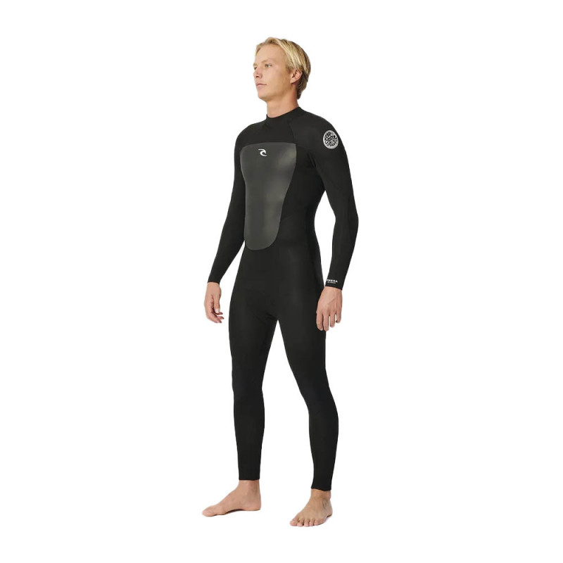 COMBINAISON RIP CURL OMEGA GB 3/2 BACKZIP NOIR