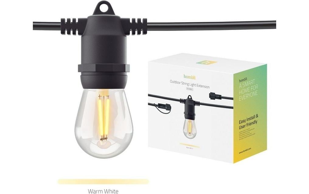 Hombli LED Gartenleuchte »String Light 5m Verlängerung« Warmweiss