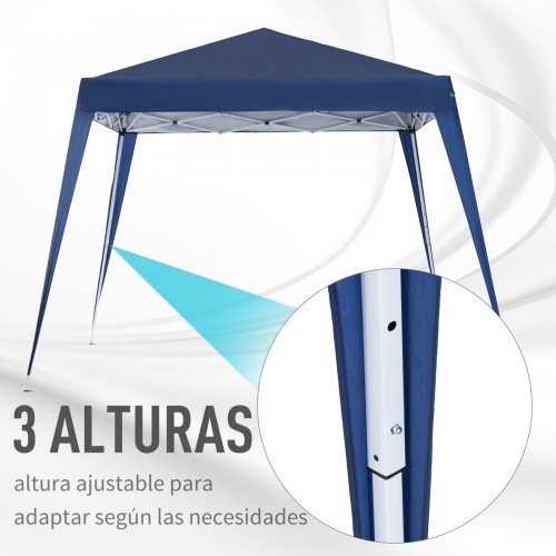 Tenda de jardim dobrável Pop-Up, azul