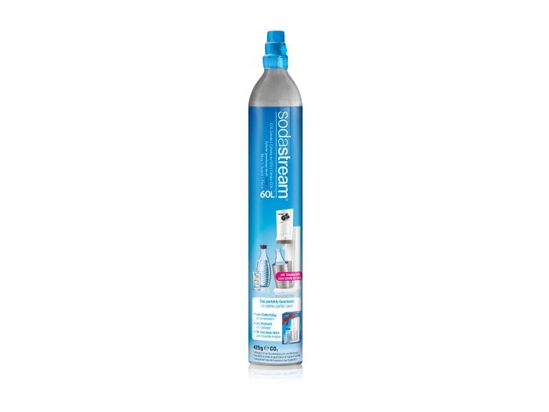 Sodastream Zusatzzylinder 60 l CO₂-Zylinder für 60 Liter Sprudelwasser