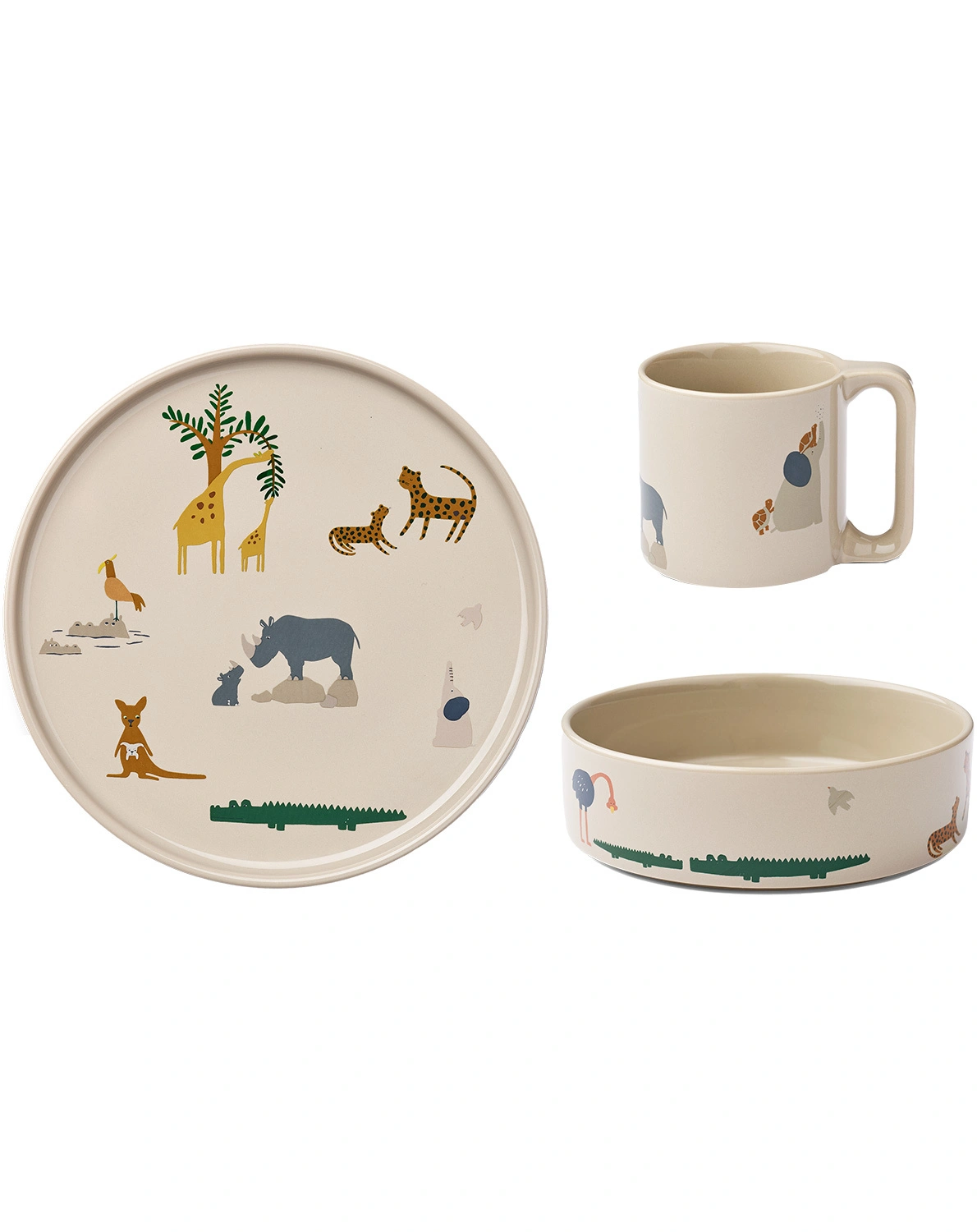 Geschirrset CAMREN - ALL TOGETHER 3-teilig in sand