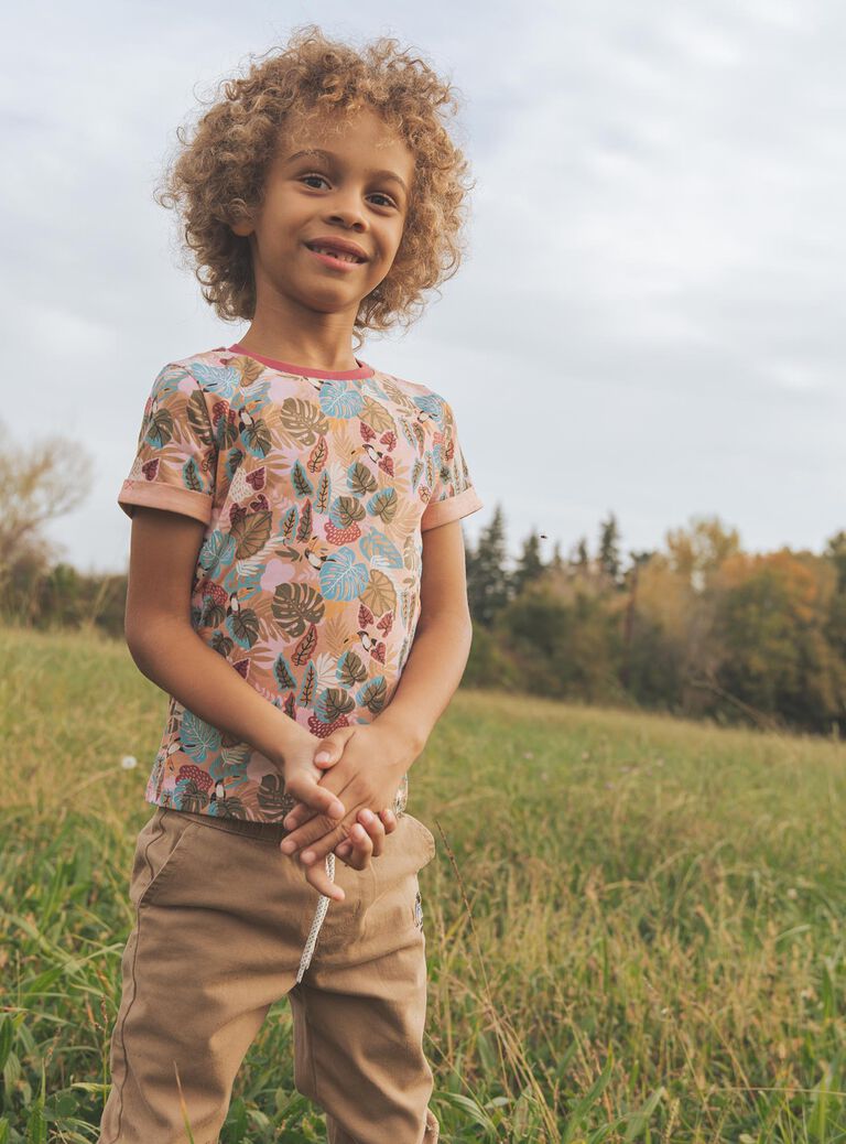 T-shirt pêche thème tropiques