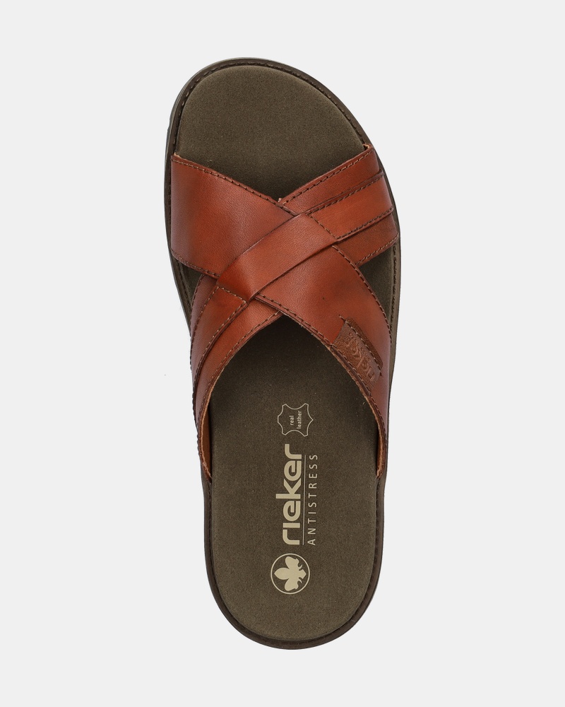 Rieker Slippers  - cognac