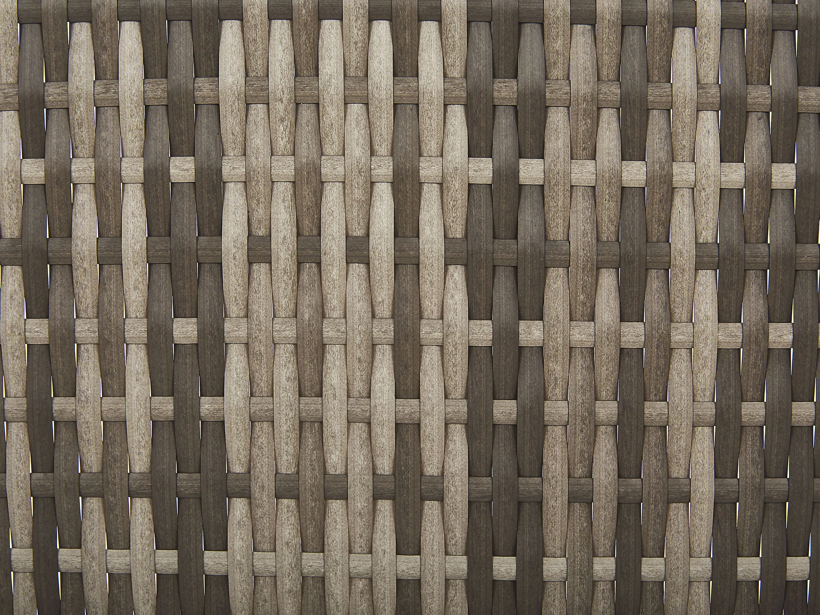 Loungeset met tafel 6-zits CORTE modulair PE rotan Donkerbruin