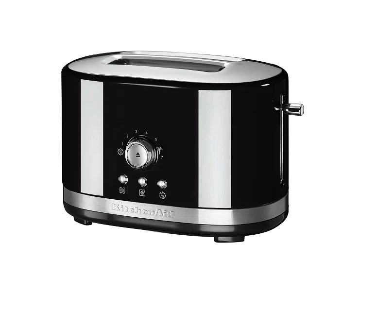grille pain avec 2 fentes 1200W noir onyx argent Kitchenaid