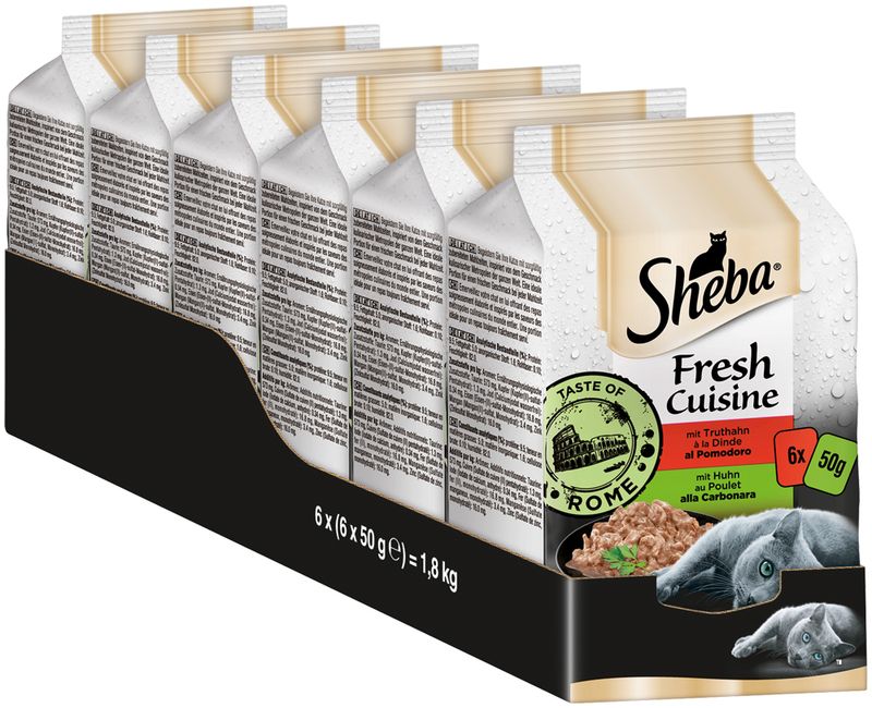 Sheba Fresh Cuisine Taste of Rome 6 x 50 g