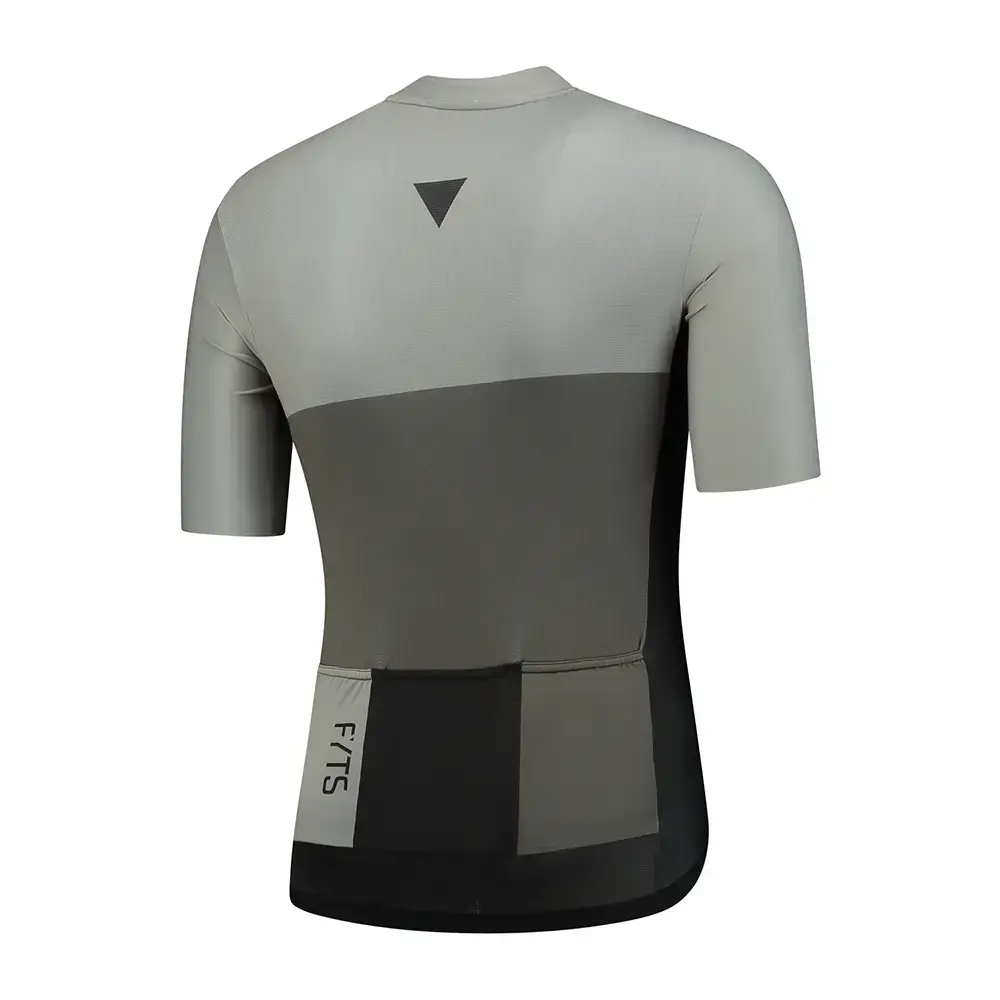 FYTS SNL Fietsshirt Korte Mouwen Grijs Heren