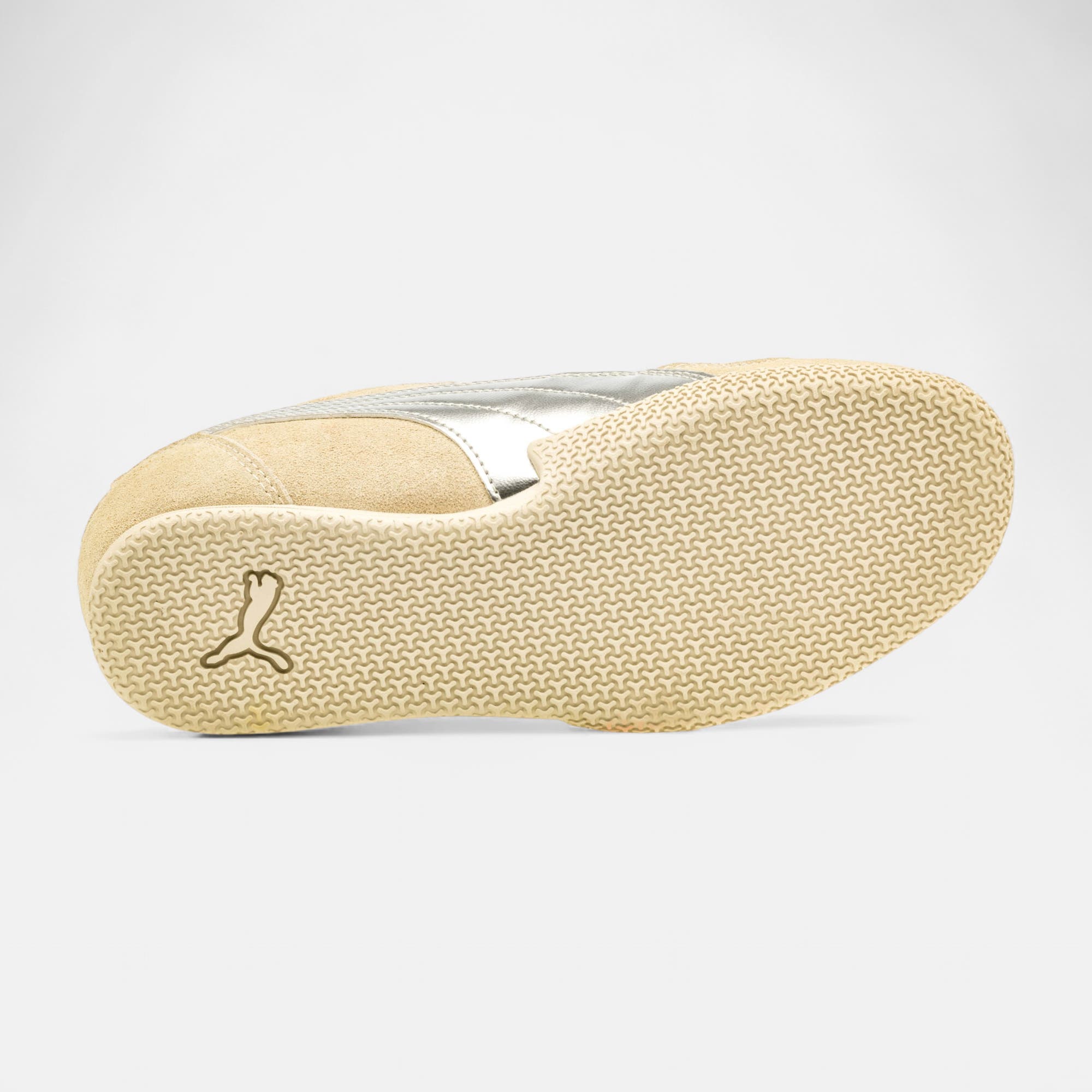 Sneakers Fille en cuir beige