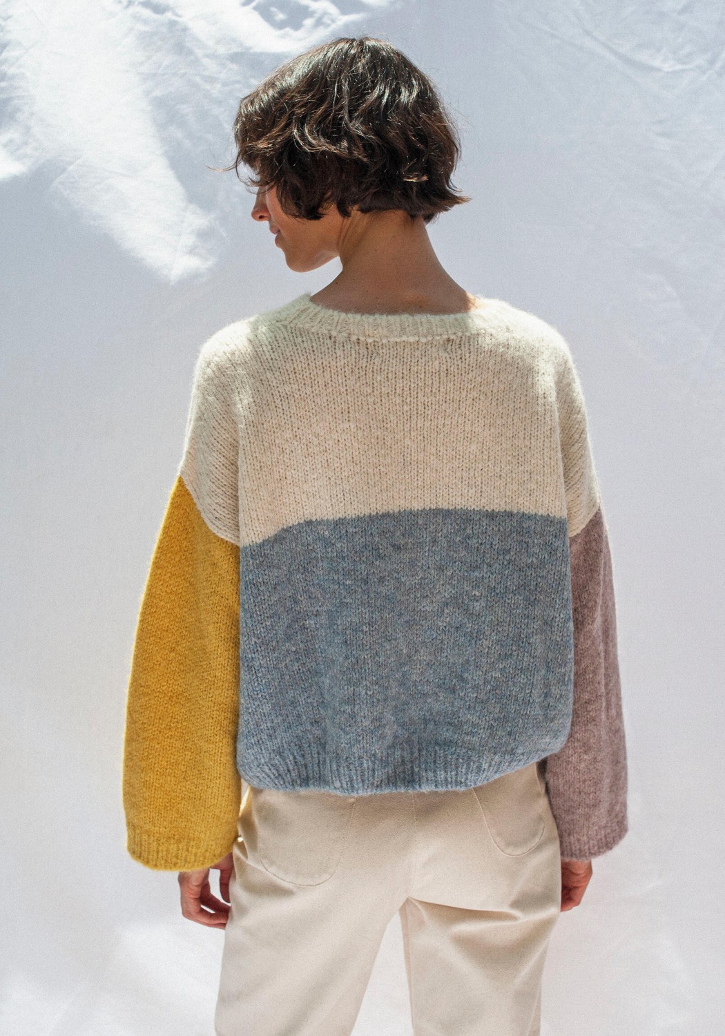 Jungle Folk Cardigan Delta Sky and Sun