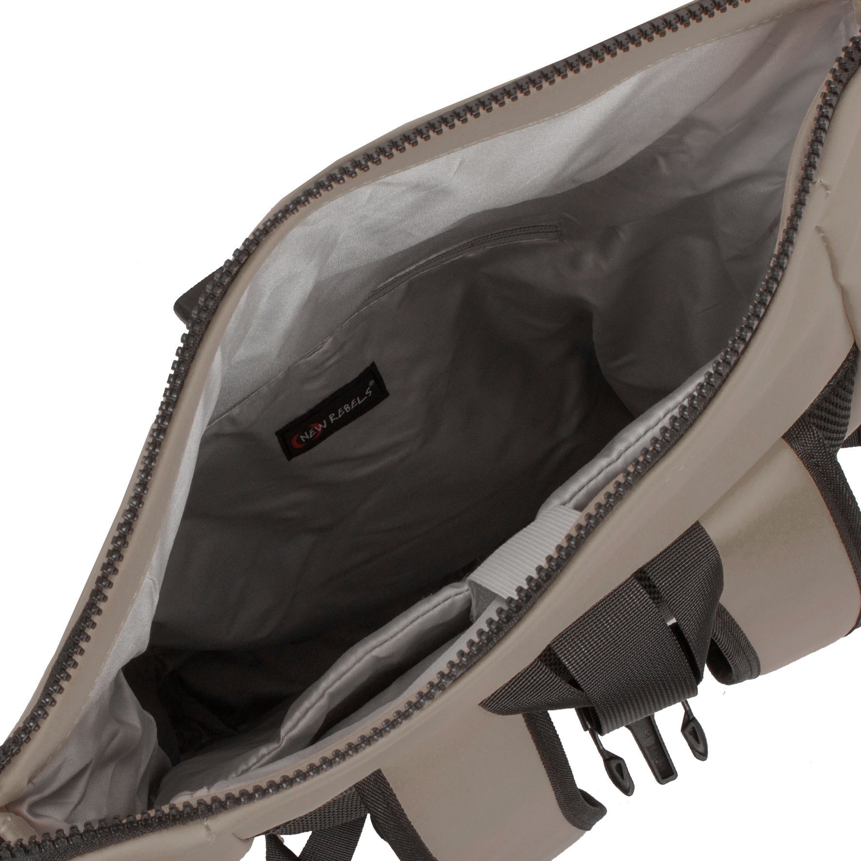 New Rebels Mart New York Rolltop Backpack Taupe