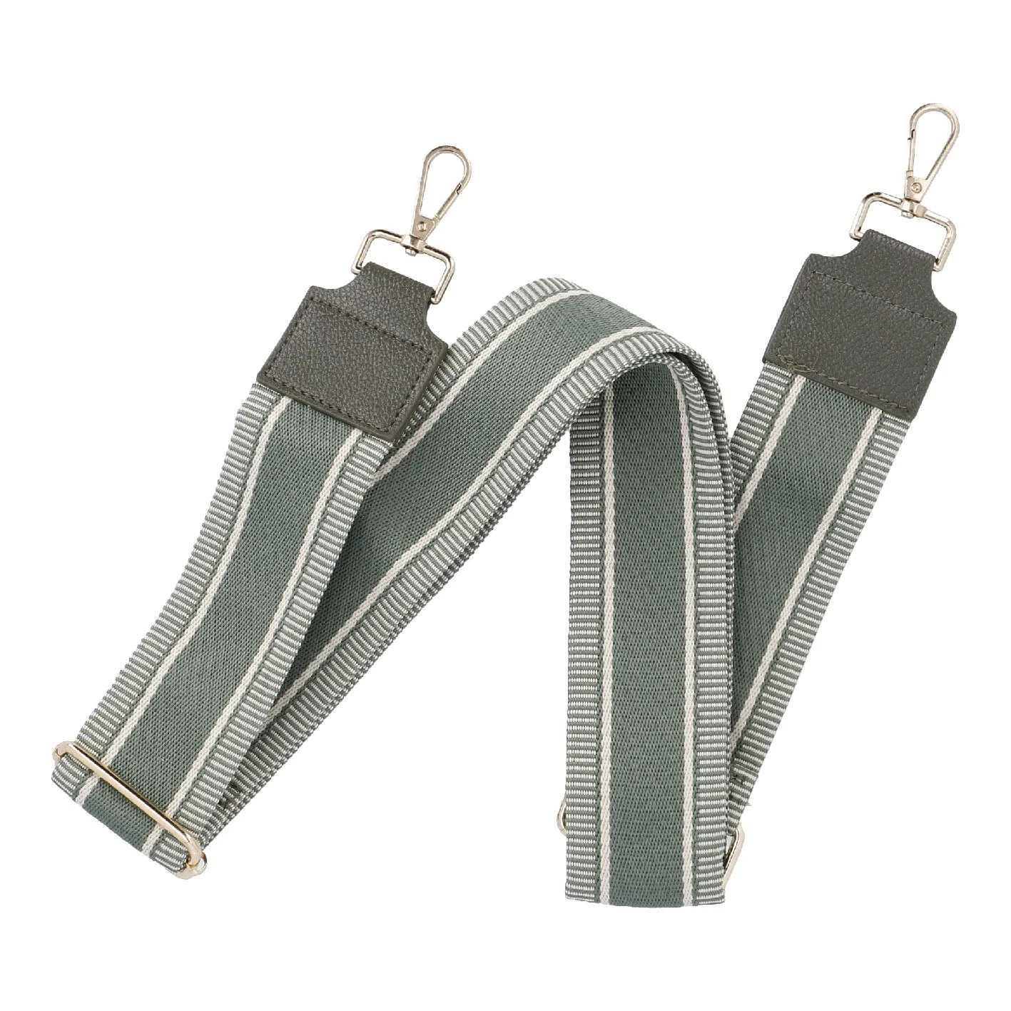 Tasche Crossbody, 2 Riemen, oliv