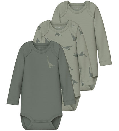 Name It Body L/æ - Noos - NbmBody - 3er-Pack - Agave Green