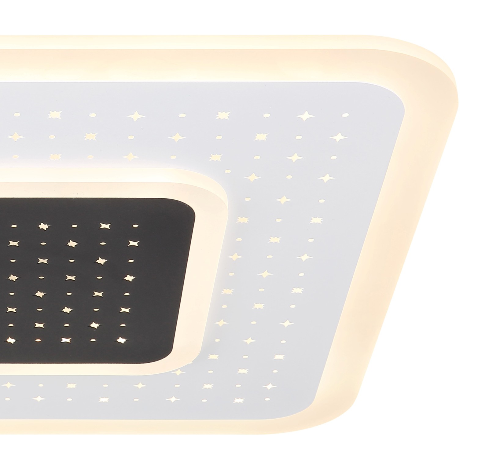 LED-Deckenleuchte - weiß matt - dimmbar - mit Fernbedienung
