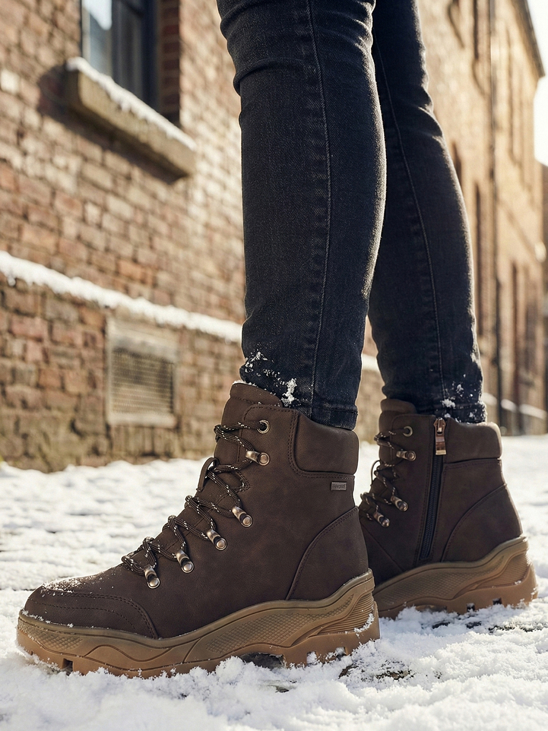 Duffy Paconi Vinterstøvel Dark Brown