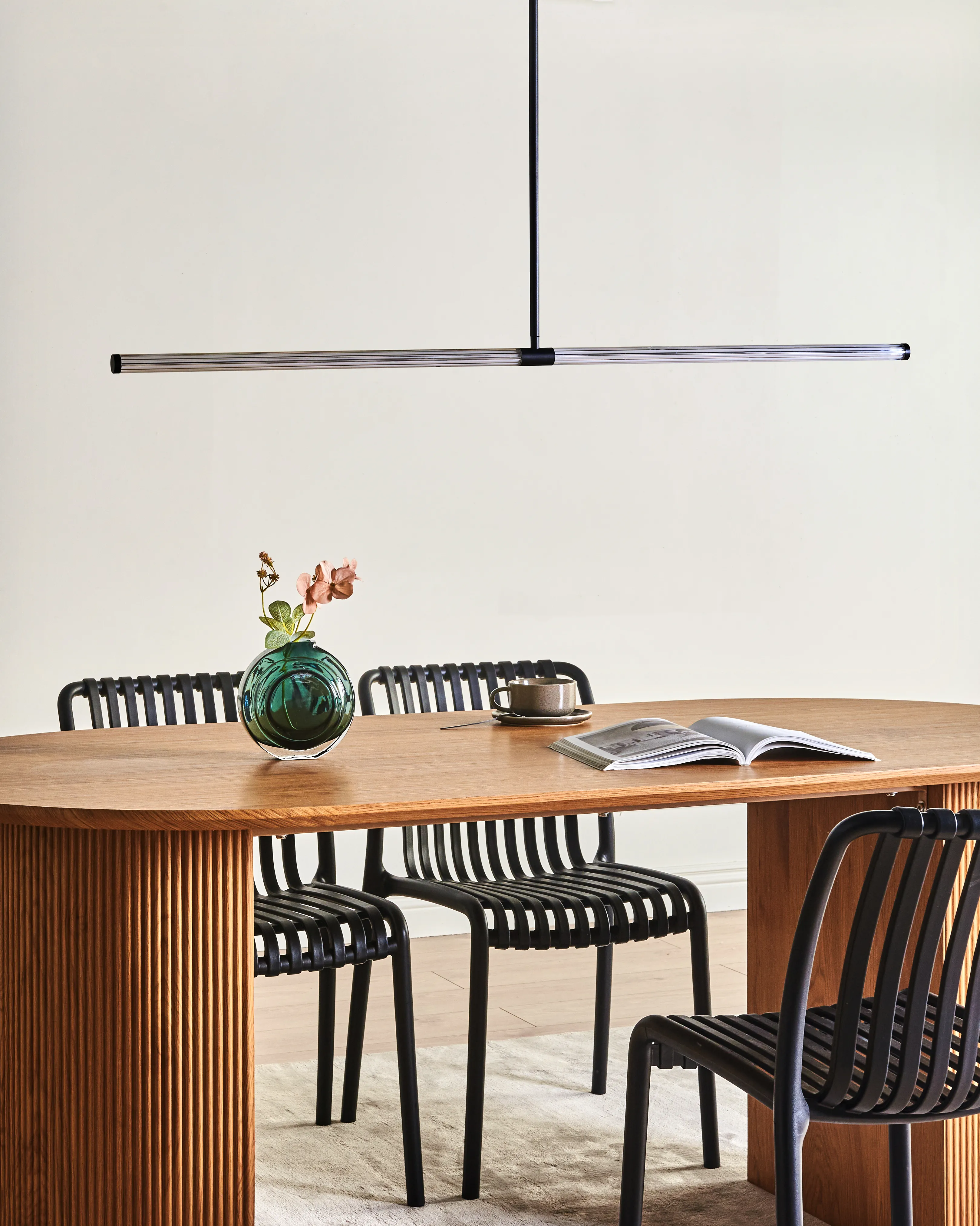 LED hanglamp MAGARA Metaal Zwart