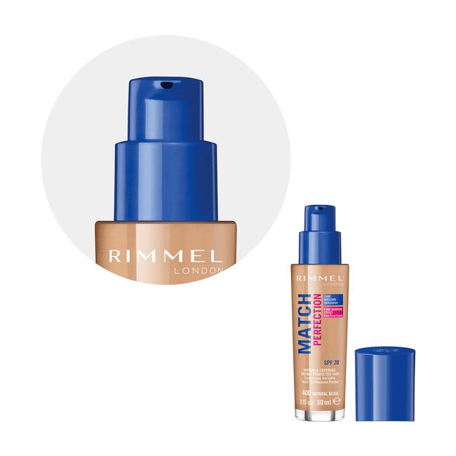 Rimmel London Match Perfection Foundation 400 Natural Beige