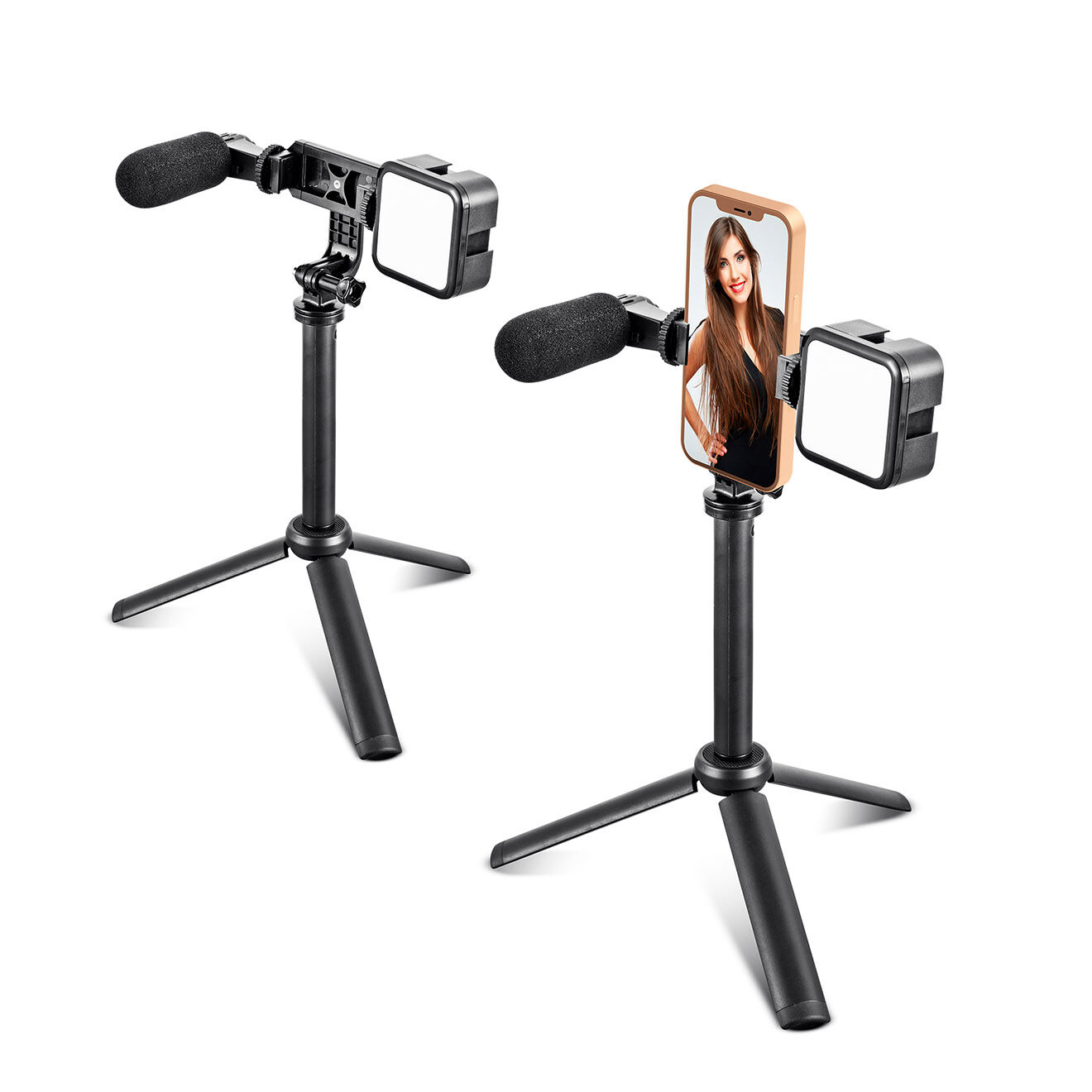 WI-LIGHT Kit Vlogging livestreaming 100 noir