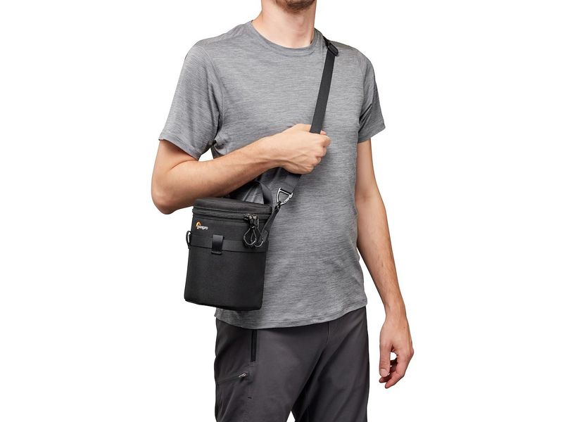 Lowepro Objektivtasche ProTactic LCS 11 x 18 III Gepolsterte Tasche mit Zurrgurt für Objektive bis zu 11 cm Durchmesser und 18 cm Länge