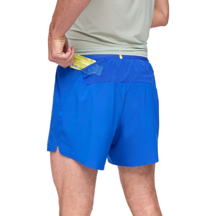 Hoka Herre Shorts Glide 5 Inch Shorts w/Brief Blå