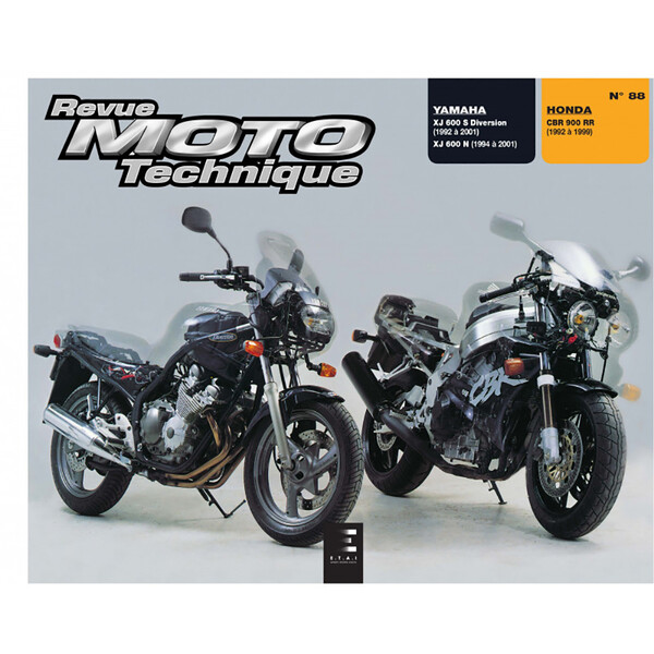 Etai - RMT 88.5 YAMAHA XJ 600 (1992 à 2001) et HONDA CBR 900 (1992 à 1999)