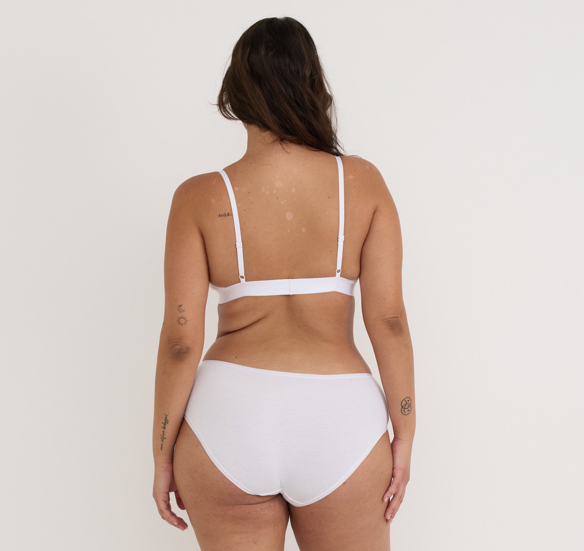 ORGANIC COTTON<br>Core Open Back Scoop Bralette
