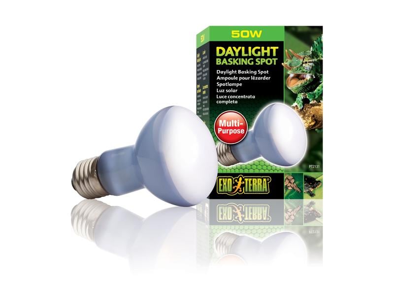Exo Terra Terrarienlampe Daylight Basking Spot E27, R20/50W Mehrzweck-Spotlampe