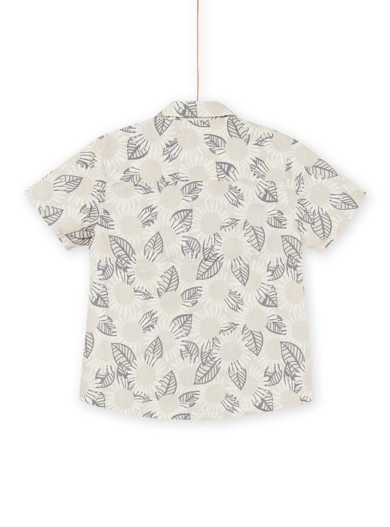 Chemisette avec noeud papillon à imprimé fleurs
