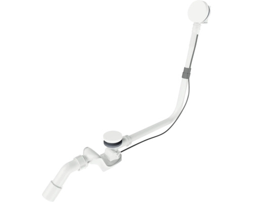 KALDEWEI verlengde afvoer- en overloopgarnituur COMFORT-LEVEL 4002 voor bad, wit, 687772490001