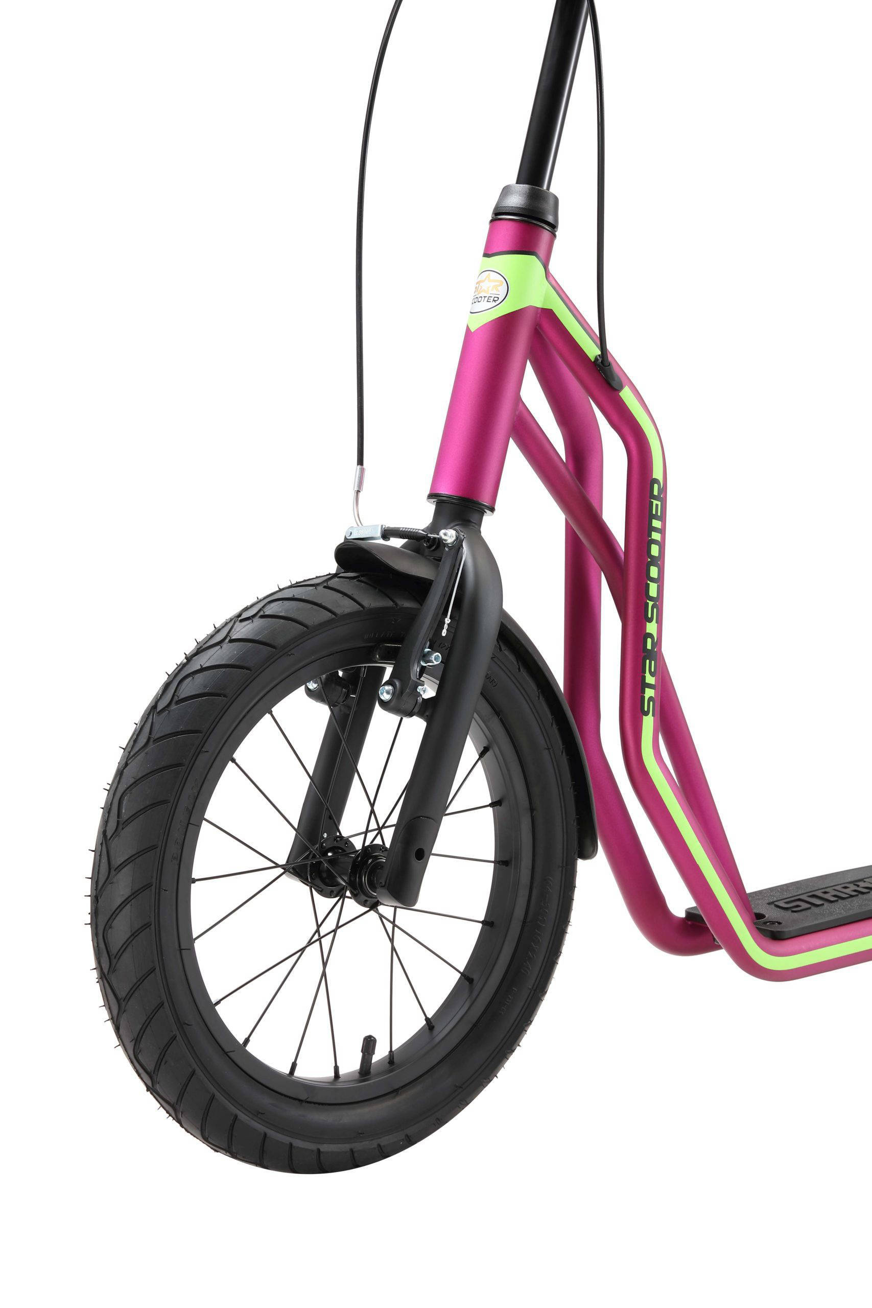 STAR SCOOTER Autoped 16 inch + 12 inch, paars