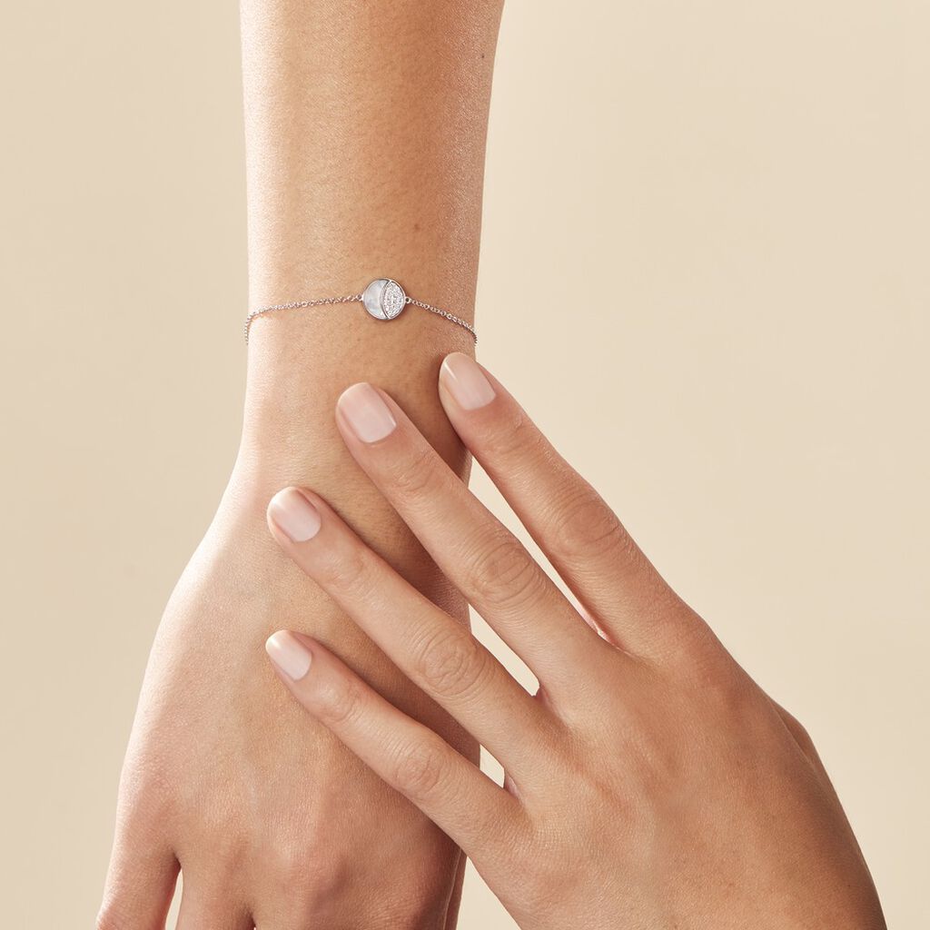 Bracelet Argent Haile Oxydes De Zirconium