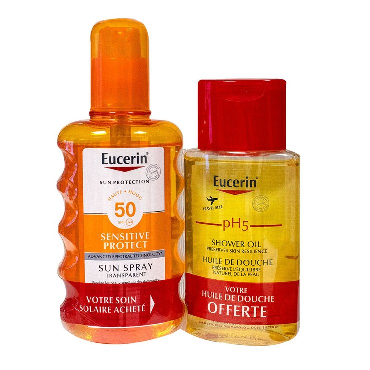 Sun Protection Sensitive Protect spray SPF50 200ml + huile offerte